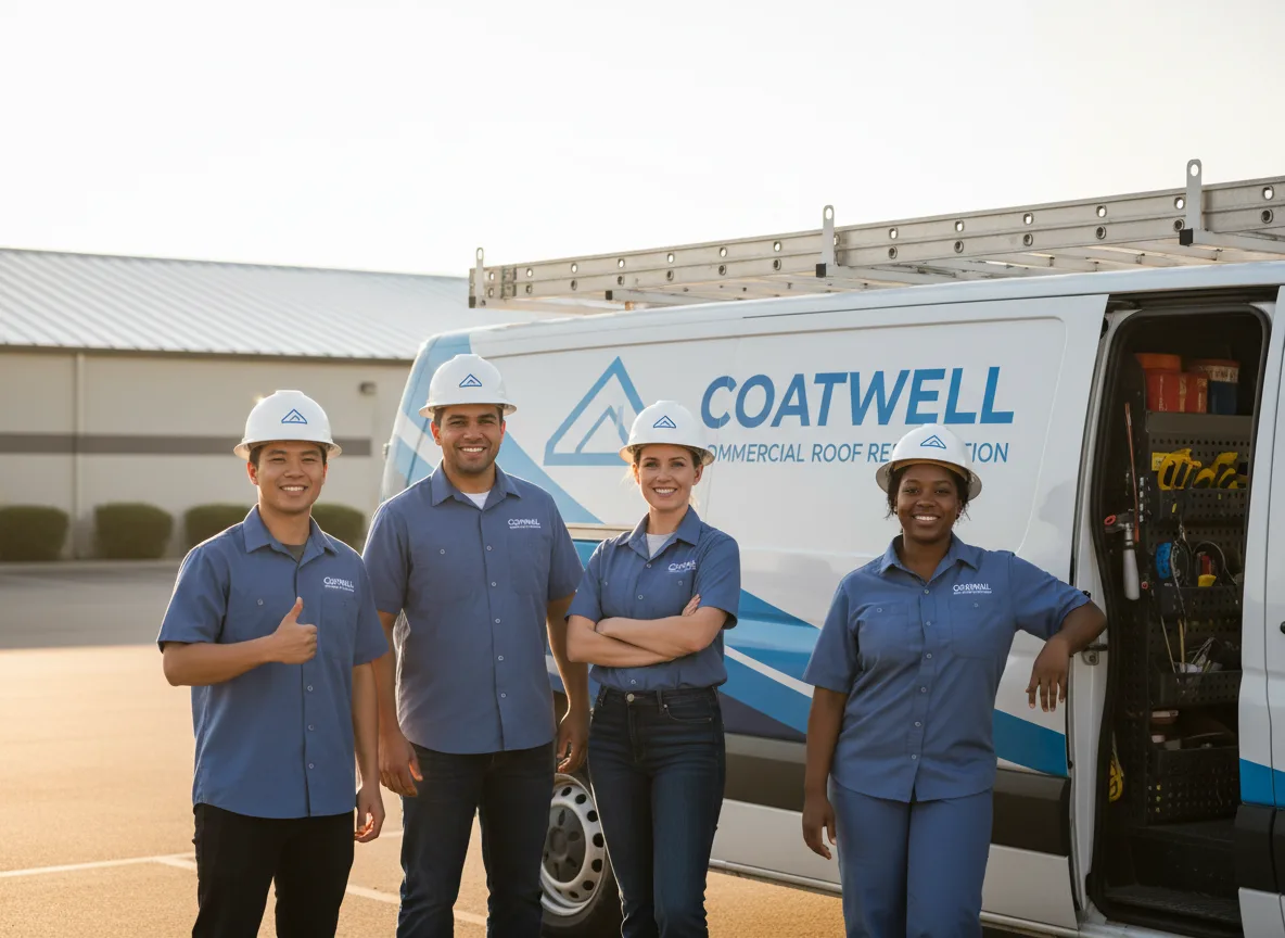 Commercial roof coating company in Prescott, WA
